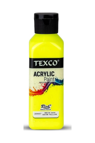 Neon Boya Sarı 130 Ml Neon Sarı