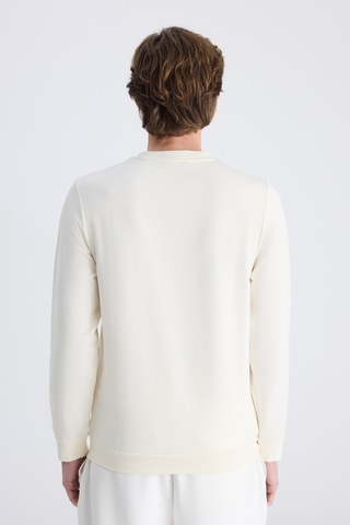 D'S Damat Ds Damat Regular Fit Ekru Düz Pamuklu Sweatshirt 5hce247021053 Çok Renkli