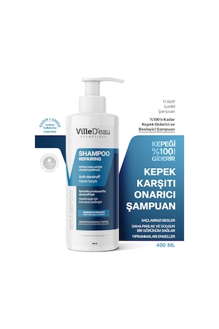 Villed'eau Kepekli Saçlar İçin Onarıcı Şampuan 400 ML
