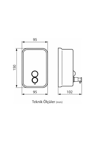 Ideal Standard Iom Duvara Monte Sıvı Sabunluk Krom-0,5 Lt Krom