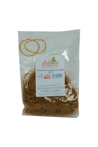 Lokmanavm Kauçuk Paket Lastiği Para Lastiği 100 Gr Paket