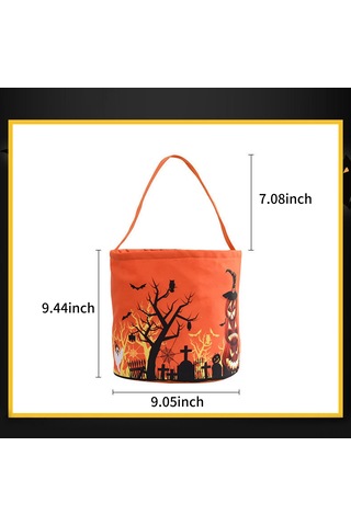 Xiyyadms Halloween Işıklı Led Sepet, 3 Işık Modu Hızlı/yavaş Yanıp-sönen/sabit , Çocuklar İçin Şeker Taşıma, Kadife Malzeme, Tekli Paket Lr44 Pil Dahil Siyah