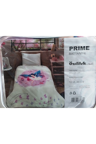 Özdilek Prime Tek Kişilik Çocuk Battaniye 155x215 -fairies Yeni Krem