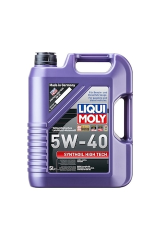 Liqui Moly Synthoil High Tech 5W-40 Motor Yağı 5 L Liqui Moly Synthoil High Tech 5W-40 Motor Yağı 5 L