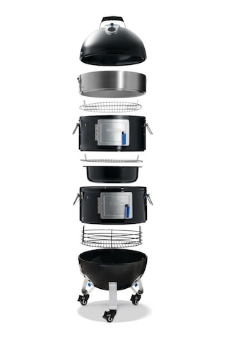 Apollo 5in1 22 Kömürlü Smoker Siyah