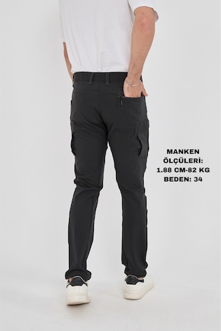 Camp Scoutland Camp525 Outdoor Tactical Su İticili Likralı Yazlık Erkek Taktik Pantolon Antrasit