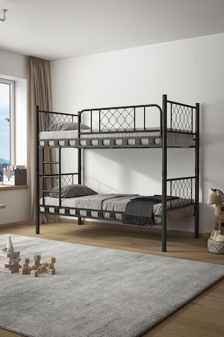 Argimo Metis Siyah Metal Ranza Ve Karyola 90x200