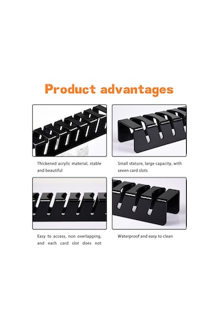 Yaozixa 14 Şapkalık Akrilik Şapka Organizatörü - Kurulum Gerektirmeyen, Kaymaz Ve Dayanıklı Siyah