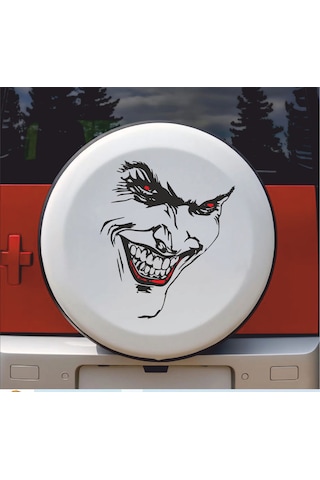 Joker Sticker - Batman Gotham City Sticker - Araba Oto Cam Motosiklet Karavan Sticker - 00057 60x51 Cm