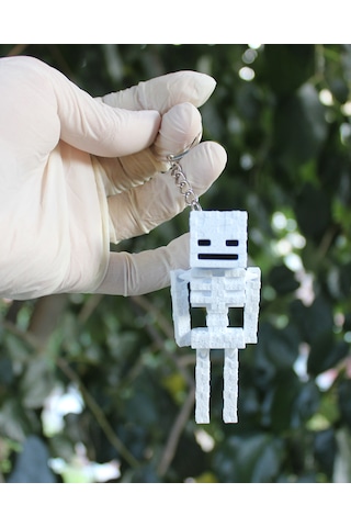 Minecraft İskelet Anahtarlık
