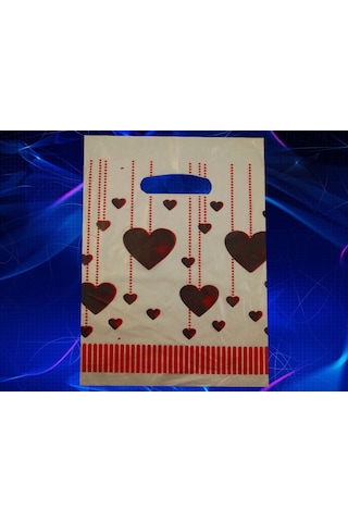 Nazar Boncuk Baskılı Elgeçme Poşet 20X30 Cm 20X30 Cm 100 Adet. Nazar