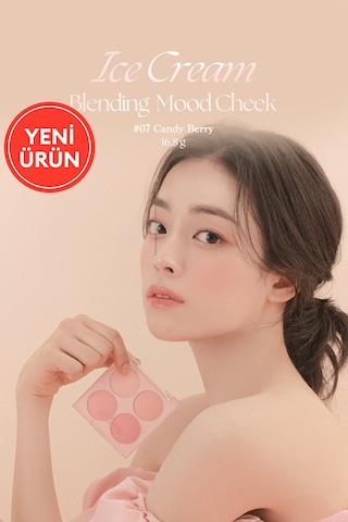 Dasique Karıştırılabilir Renk Tonlarına Sahip 4lü Allık Paleti Blending Mood Cheek 07 Candy Berry 07 Candy Berry