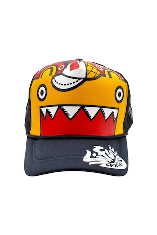 Tezzgelsin Unisex Trucker Fileli Kep Şapka Siyah10