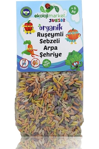 Ekoloji Market Organik Ruşeymli Sebzeli Bebek Makarnası Arpa Şehriye 250 G