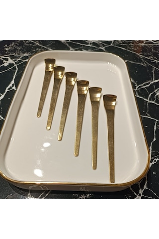 Yamaç Home Gold 6'lı Çay Kaşık Seti
