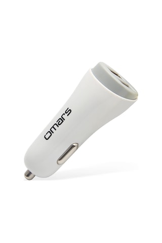 Omars 4.8A Çift Usb Çıkışlı Araç Şarj Cihazı