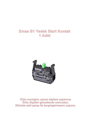 Emas B1 Kontak Blok Start Yedek Kontak
