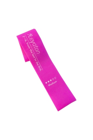 Latex Aerobik Band Orta Direnç Koyu Pembe Lab300 Pembe