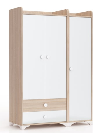 Patiko BDLP 049 Sonomo 3 Kapılı Dolap Beyaz - Sonomo