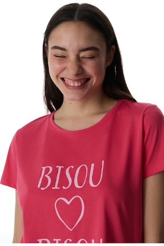 Penti Fuşya Pink Hearts Pantolon Pijama Takımı