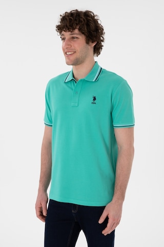 U.S. Polo Assn. Erkek Regular Fit Polo Yaka Mint Basic Tişört 50306011-VR090