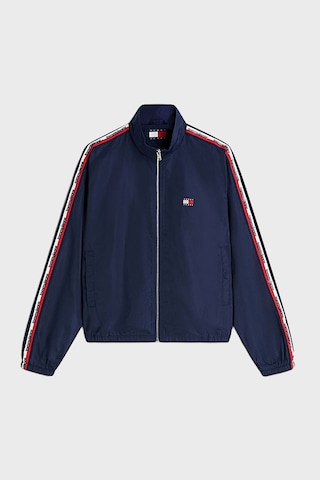 Tommy Jeans Logolu Regular Fit Dik Yaka Ceket Erkek Mont Dm0dm23218 C1g Lacivert