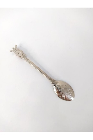 Kaşık Karıştırma Çay Kahve Baharat Şeker Kaşığı Döküm 18186 Gri