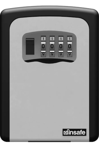İnsafe Isc801Key Şifreli Çelik Kasa Anahtar Kasası Kutusu Gri