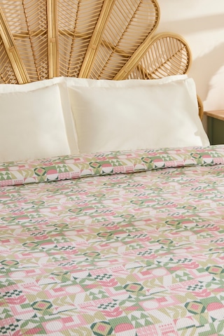 Karaca Home Tamina %100 Pamuk Çift Kişilik Tek Pike Gül Kurusu Gül Kurusu