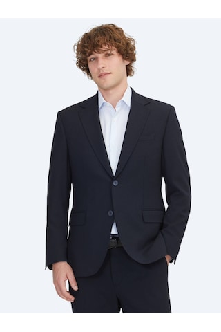 Kip Lacivert Mikro Modern Fit Takım Elbise Lacivert