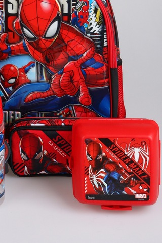 X Dekomus Lisanslı Spiderman Gamevers Collection Okul,kalem Ve Termoslu Beslenme Çantası,beslenme Kabı,matara Seti 165-Koyu Yeşil