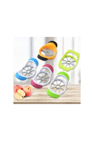 Symbee Ev İçi Çelik Meyve Dilimleyici, Çok Fonksiyonlu Elma Kesici, Pratik Mutfak Aleti, Stokta Diğer