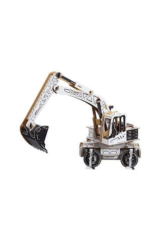 Excavator 3d Boyanabilir Maket Ex6019