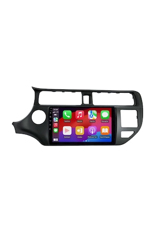 Kia Rio Araç Multimedya Android Ekran Carplay Navigasyon Cihazı Double Teyp 2+32 9" 12-15 Gri Navımex