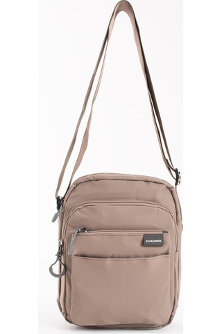 Sanmorris Unisex Çok Bölmeli Fonksiyonel Omuz Çantası - Günlük El Çantası Çok Renklı Sand