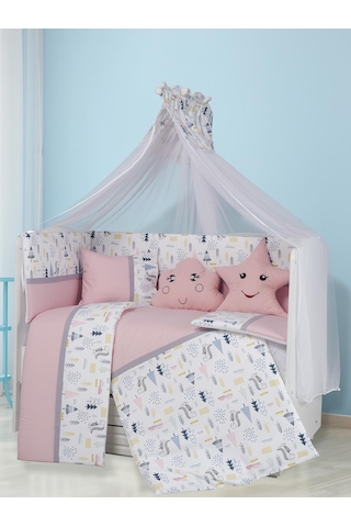 Aras Bebe Safari Uyku Seti 60 120 - Pembe