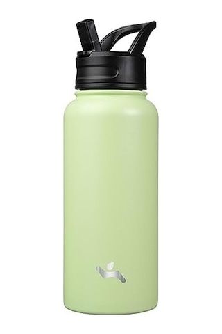 Yalıtımlı Su Şişesi 18 Oz Paslanmaz Çelik Su Şişesi 3 Kapaklı Spor Şişe Mermer Okyanus 2f6rkq Diğer