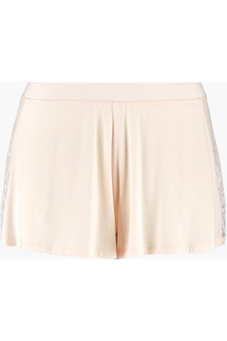Aubade Lazy Days Shorty Modal Ve Ipek Karışımı Dantelli Şort Külot Beyaz