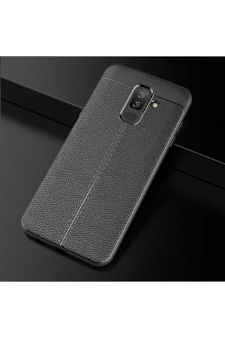 Samsung Galaxy Uyumlu A6 Plus 2018 Kilif Deri Tarzi Niss Silikon Case 389467489