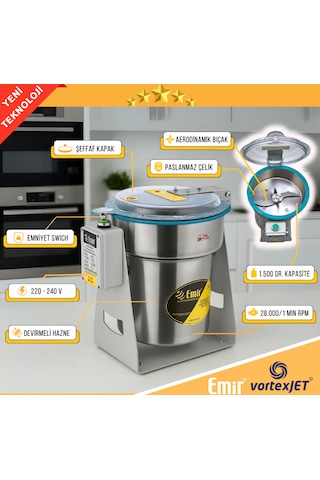 Kadayıf Çekme Makinası Öğütücü Değirmen 1500 Gr 28000 Devir