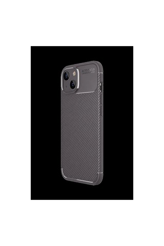 Apple İphone Uyumlu 15 Kılıf Auto Focus Karbon Kapak - Gri