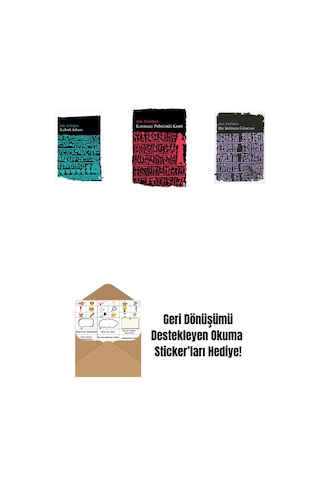 Kabuk Adam + Kırmızı Pelerinli Kent + Bir Delinin Güncesi + Okuma Sticker'ları