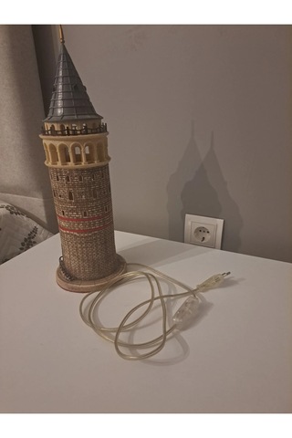 Galata Kulesi Biblo Işıklı Gece Lambası 42 X 13 X 13