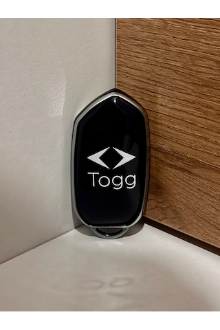 Amblemli Togg T10x-t10f Uyumlu Anahtar Kılıfı Gümüş