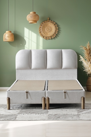 Bohem Prime Çift Kişilik Sandıklı Baza Ve Başlık 2 Li Set Şık Tasarım 160 x 200 CM