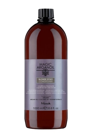 Nook Blonde Story Sarı Gri Saçlar İçin Koruyucu Parlaklık Argan & Kuşburnu Öz Sülfatsız Saç Kremi 1000ml