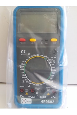 KİTECH 9802 DİJİTAL ELEKTRİK ÖLÇÜM CİHAZI