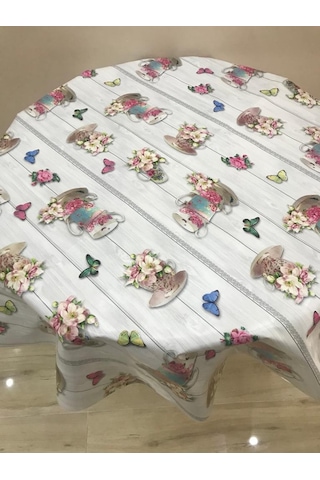 Yuvarlak Masa Örtüsü Muşamba 140cm Çapında