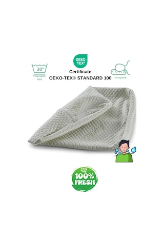 Rudu Breathe Easy Mentollü Yastık Kılıfı Çift Taraflı Visco Visko 51x41x13-11cm Beyaz - Yeşil