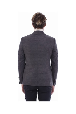 Wessi Kruvaze Slim Fit Erkek Kahverengi Ceket Kahverengi